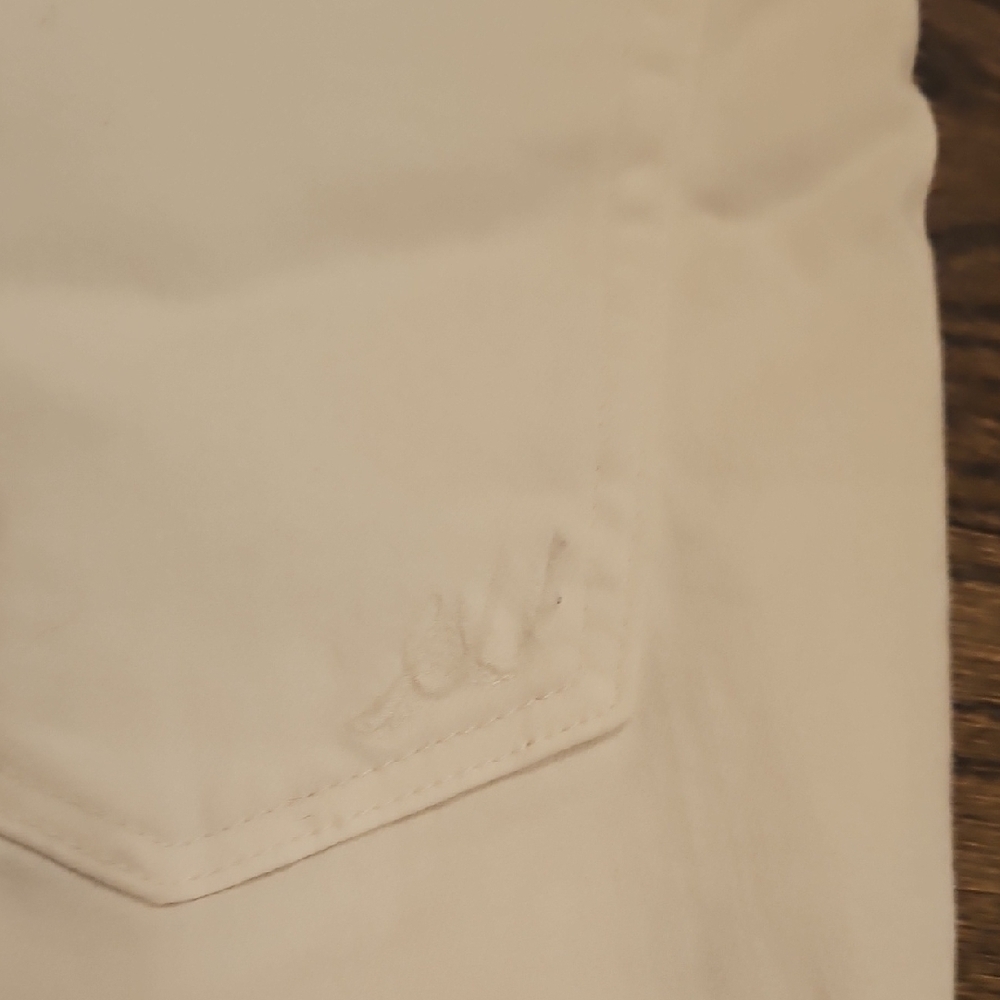 Express White Distressed Jean Shorts - Picture 5 of 11